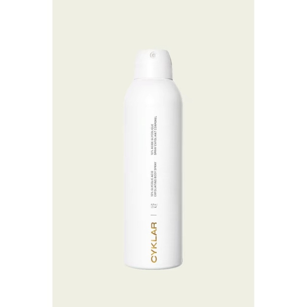 Cyklar 10% Glycolic Acid Exfoliating Body Spray 6 fl oz 177ml Skin Treatment New